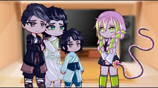 Past Mitsuri's Family   Her Ex React To Her Future // Demon Slayer // Gacha Club
