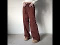Sosana ︳Low Waist Plain Loose-Fit Wide-Leg Pants#yesstyle