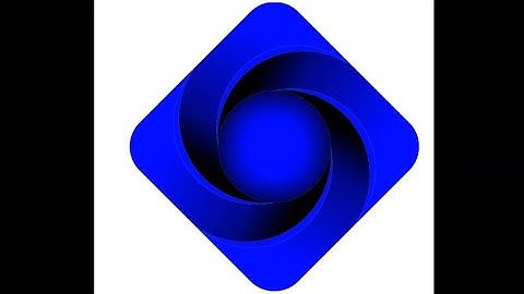 How to create 3d logo using square & circle in CorelDRAW | Graphic design | coreldraw tutorial