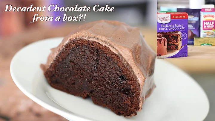 How to make the best Chocolate cake from a box cake mix ~ NEVER follow the box instructions✖️ - DayDayNews