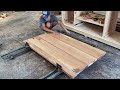 Great Design Ideas Woodworking Project Easily With This Way - Build Working Desk With Special Joints