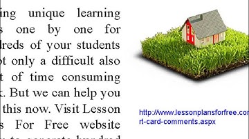 Learning Skills Report Card Comments