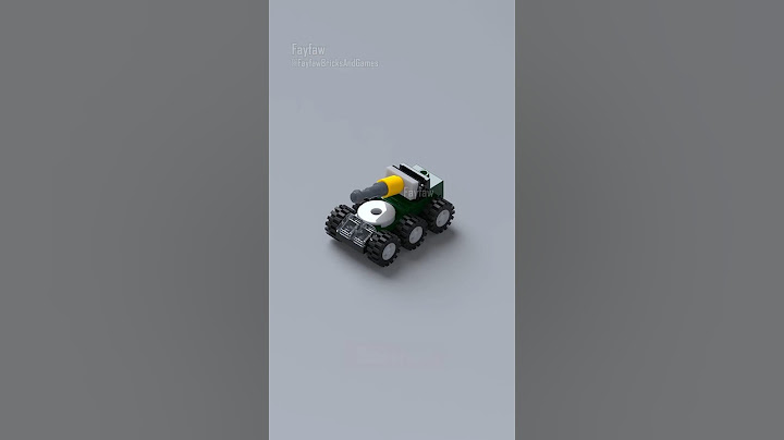 LEGO Bricks Mini Tank