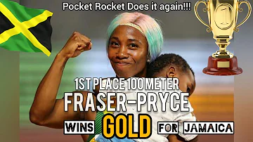 Shelly Ann Fraser-Pryce Wins GOLD for Jamaica In WOMEN'S 100 Meter Olympic Race Doha 2024