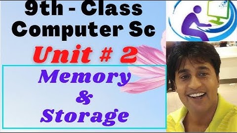 Memory & Storage Devices ( Urdu / Hindi ) | 9th Class Computer Science unit 2 | Computer 4 All