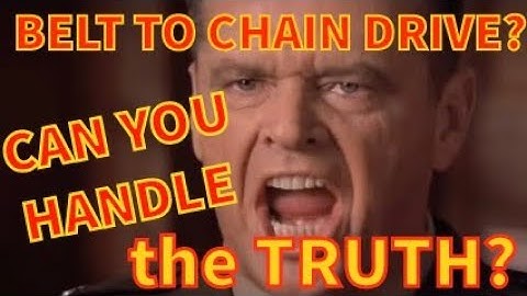 Harley Chain Drive Conversion - BELT VS CHAIN - Do YOU Really Need It? Kevin Baxter - Baxters Garage