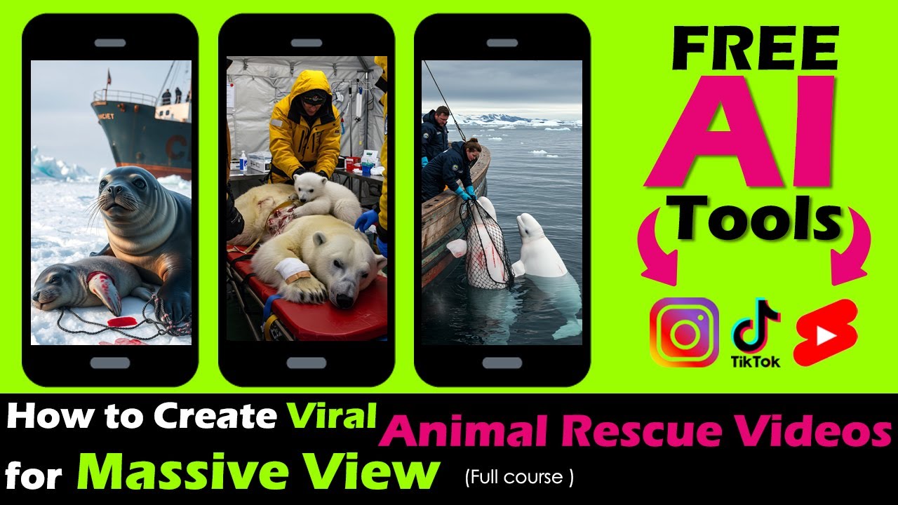 How to Create Viral Animal Rescue Videos for Massive Views|Learn AI ...