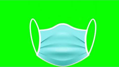 FACE MASK! COVID-19 face mask animations on green screen - VFX for video Editing #meme #VFX