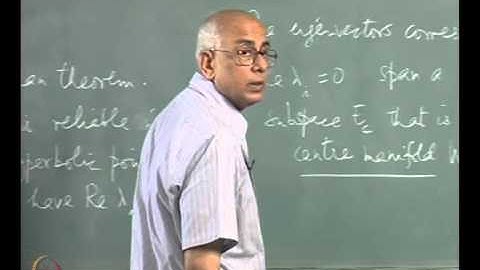 Mod-01 Lec-04 Stable and unstable manifolds