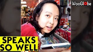 Chinese Girl Speaking Punjabi || WooGlobe