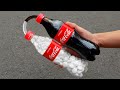 Experiment: Coca Cola vs Mentos bottles