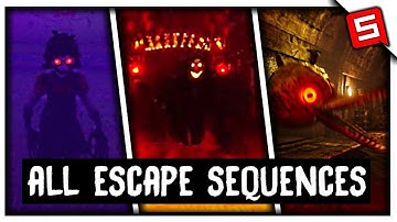Dark Deception Chapter 4 Hype: ALL ESCAPE Sequences! (Chapters 1-3) - Dark Deception Chapter 4 Hype!