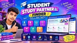 Full 📚 Student Study Partner Finder | MCA Mini Project | Python Flask + MySQL | Student Portal 🚀 News