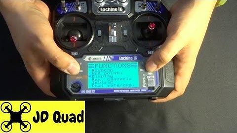Eachine i6 Transmitter Quick Look & Main Menu