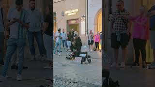 🇵🇱Krakow.  Poland.  Street music #travel #guitar #music