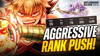 Aggressive Rank Pusher Is Back Bgmi Live