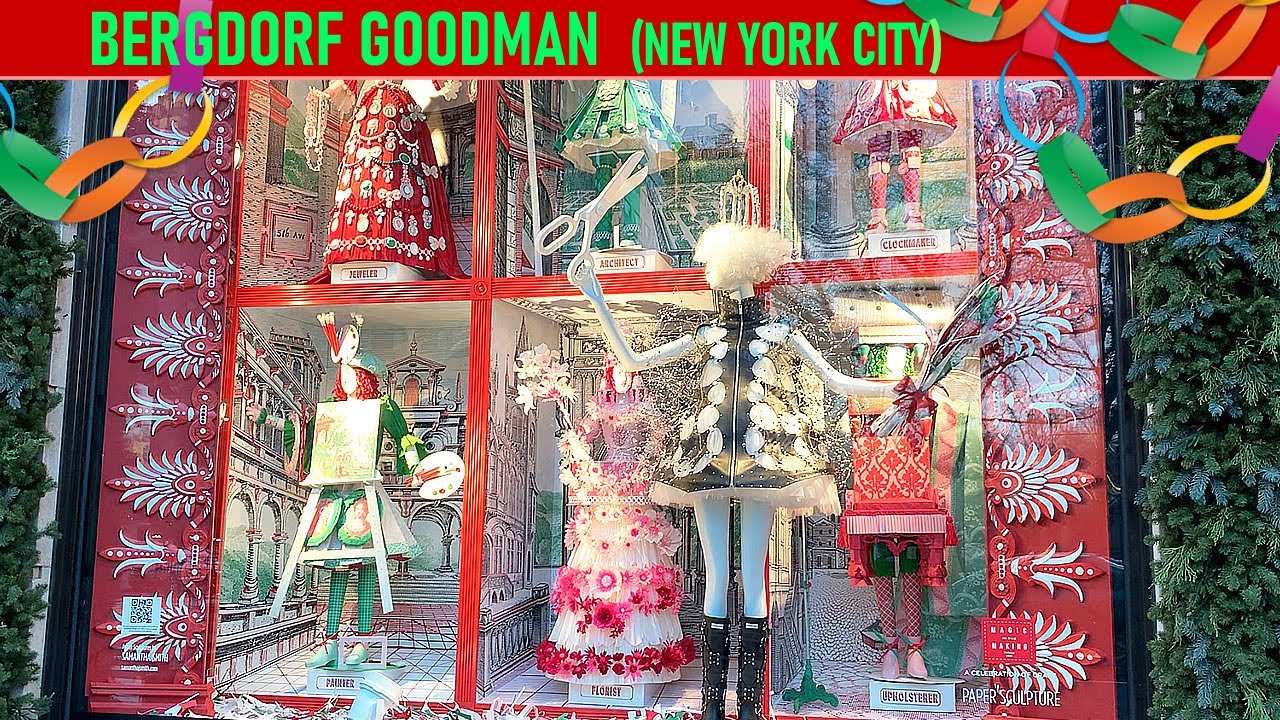 THE 2021 HOLIDAY WINDOWS 🌟Introducing Bergdorf Goodman's fantastical holiday  windows! This year's theme, The Present Moment, features…