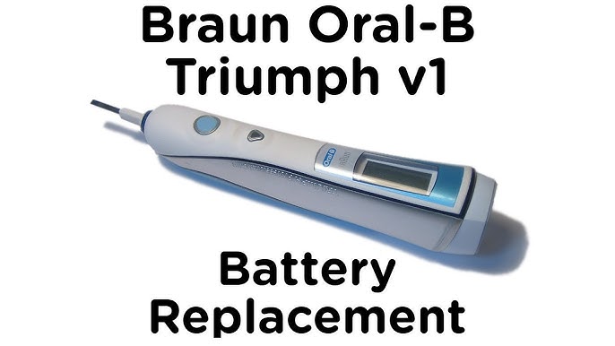 Battery Replacement Guide for Braun Oral-B Triumph v2 Toothbrush