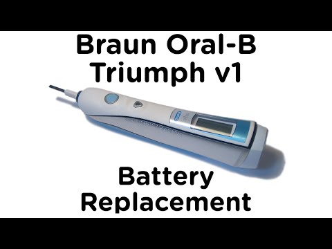 Battery Replacement Guide for Braun Oral-B Triumph v1 Toothbrush incl 