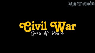 Miniatura de vídeo de "CIVIL WAR [ GUNS N' ROSES ] INSTRUMENTAL | MINUS ONE"