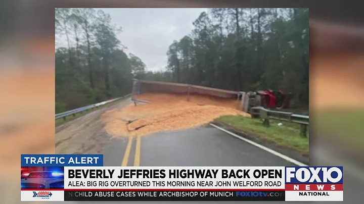 No serious injuries after  big rig flips on Beverl...