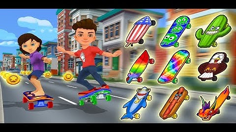 Skater Rush Girl 🛹 | Endless Skating Adventure Android Gameplay