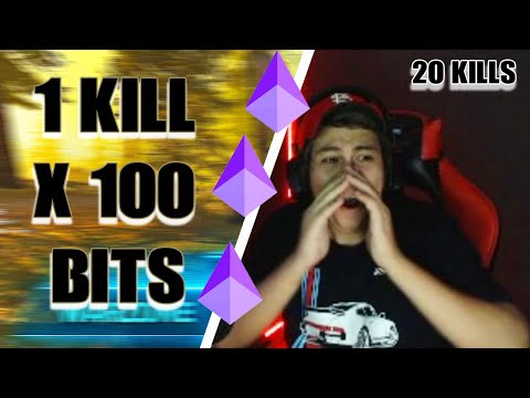 MIS SEGUIDORES ME DAN 100 BITS POR KILL EN WARZONE / Kuro Zen