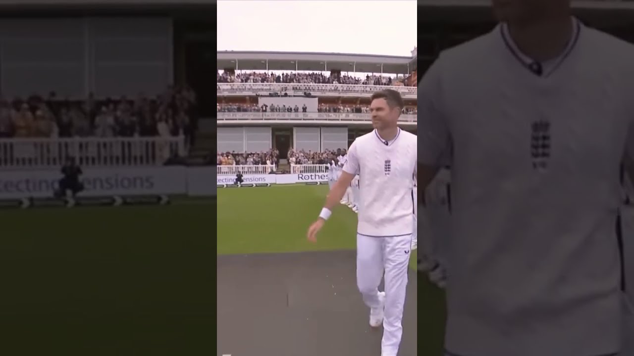 James Anderson Last Walk At Lords