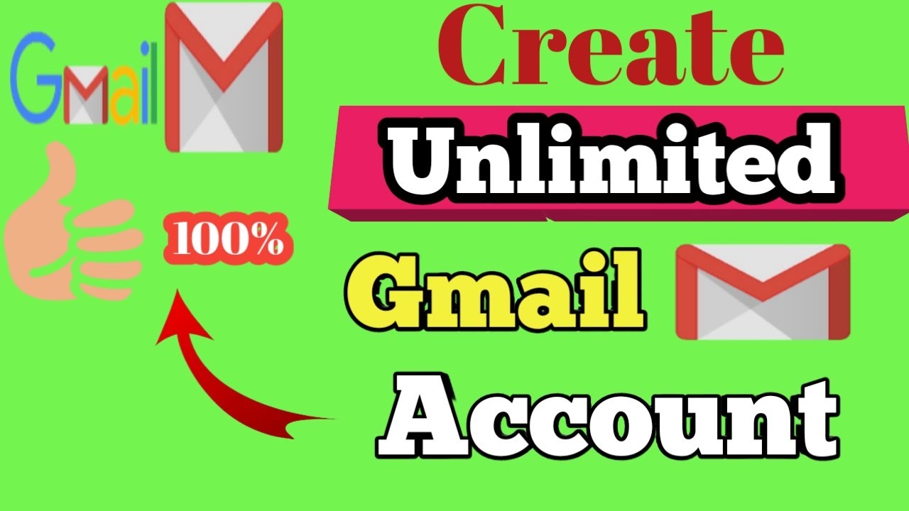 how to create unlimited gmail account unlimited gmail kaise banaye