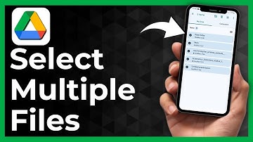 How To Select Multiple Files In Google Drive On Phone
