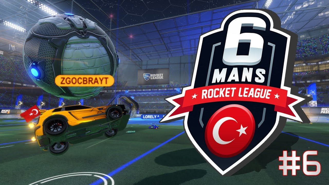 Rocket League Türkiye 6Mans Rank S Maçları #6 w/ (fiQ, ErdemPie, Psycho ...