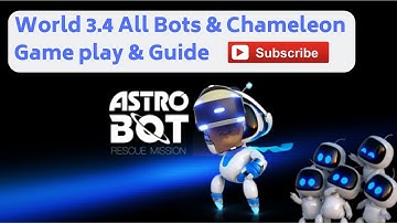 Astro Bot - Rescue Mission. Gameplay, World 3 Level 4 - Fluffy Feathers - All Bots and Chameleon!