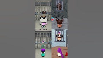 Nyan Cat Meets Son 🥺#shorts #nyancat #roblox #taccat #kpop #rumi #thanos #99nightsintheforest #deer