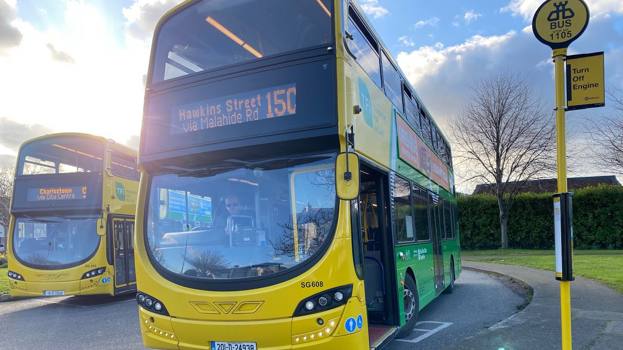 Dublin bus: Volvo B5TL Wright Eclipse Gemini 3 SG608 (201-D-24938)|Route 15A to Limekiln ave.