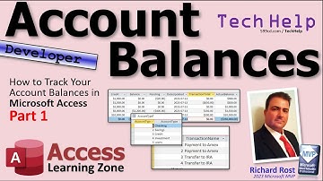 Uw rekeningsaldi en dagelijkse transacties bijhouden in Microsoft Access, deel 1