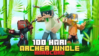 100 Hari di Minecraft jadi Archer Jungle ( ft @Pabiyan )