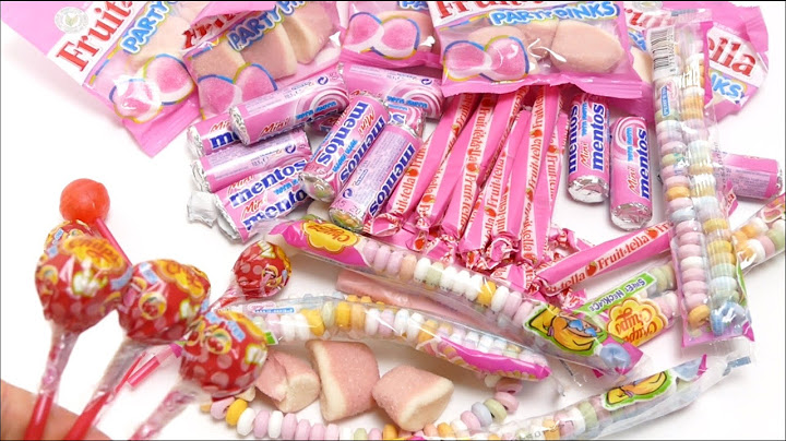 Glamorous Candy MIX - Chupa Chups Lollipops, Mentos & Fruittella 🇩🇪
