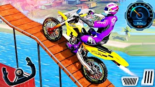 GT Motor Bike Stunt Racer - Impossible Mega Ramp Bike Racing Simulator: Android Gameplay #2 screenshot 4