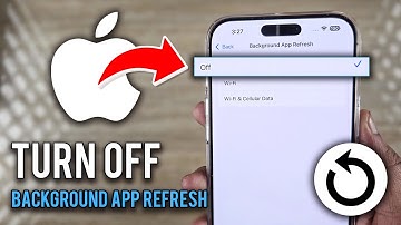 How to Turn OFF Background app Refresh on iPhone - 2025