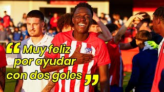 🎙 OMAR JANNEH | Entrevista postpartido Atleti 2-1 Levante | Copa de Campeones Juvenil