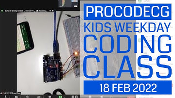 ProCodeCG Kids Weekday Coding Class - Friday - 18 Feb 2022