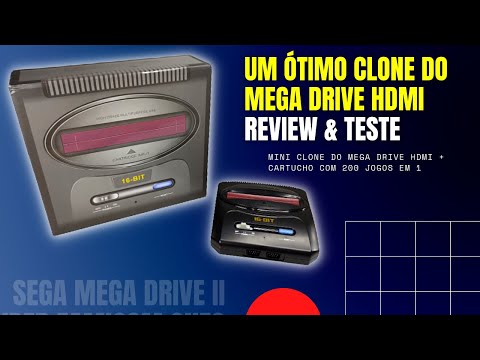 Vídeo: Análise Do Mega Sg Analógico: O Melhor Clone Do Mega Drive Para TVs De Tela Plana