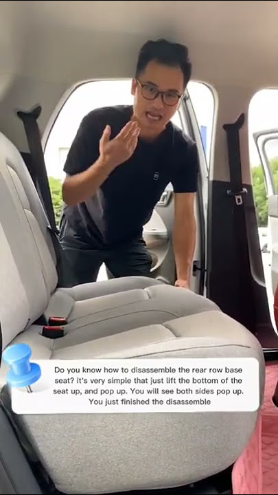 How to remove the base seat bench?