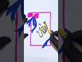 Beautiful Allah Calligraphy ✍️✨ | Easy Islamic Drawing Tutorial #Shorts #drawing #islamicart