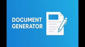 Build a Document Generator in 2 Minutes with AI 🚀