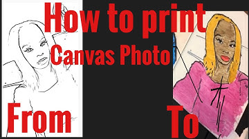 Printing Paint Canvas, How to Size a DIY DOLLAR TREE PAINT CANVAS, SIP AND PAINT FRO BEGINNERS
