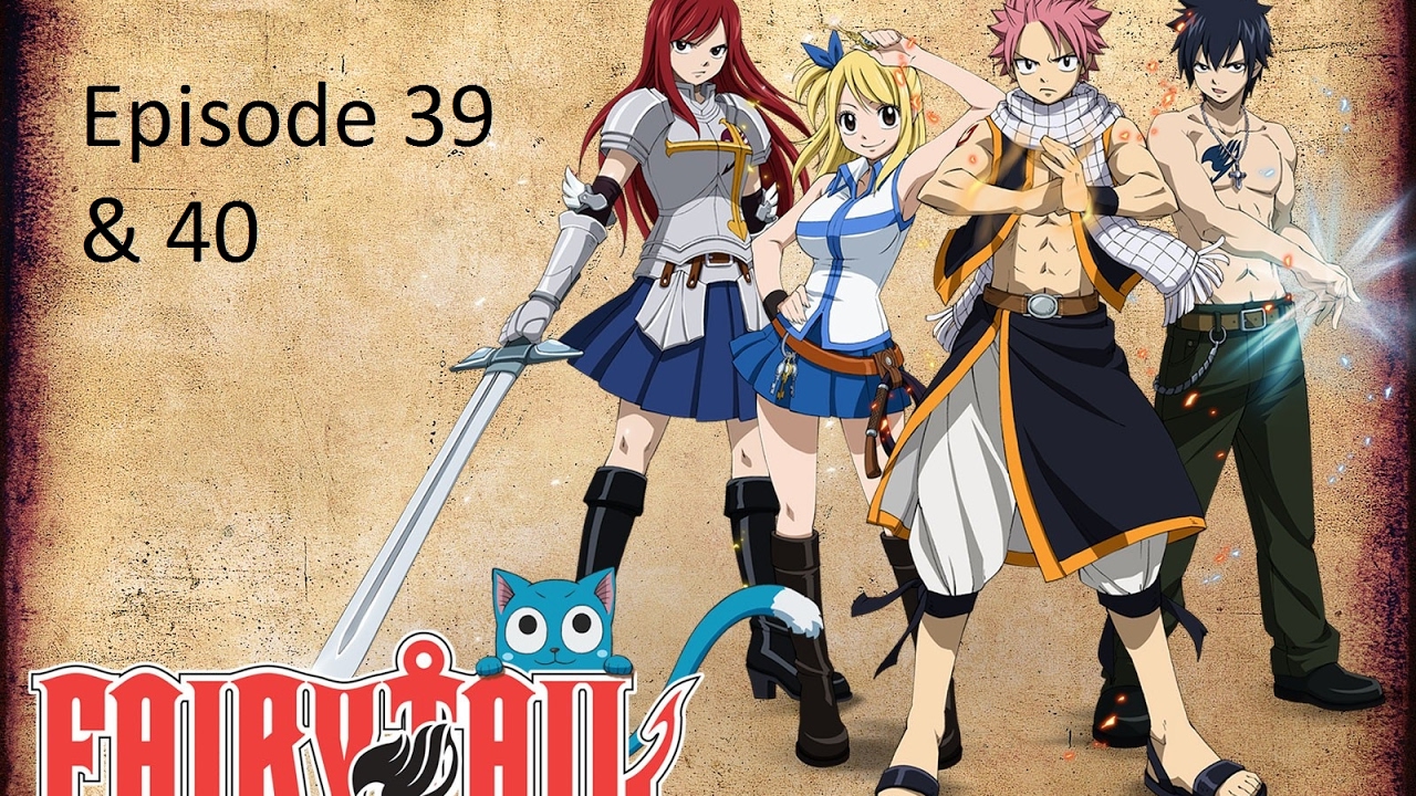 BACK AT IT WITH THE DOUBLE REACTIONS FAIRY TAIL EPISODE 39 40 BLIND