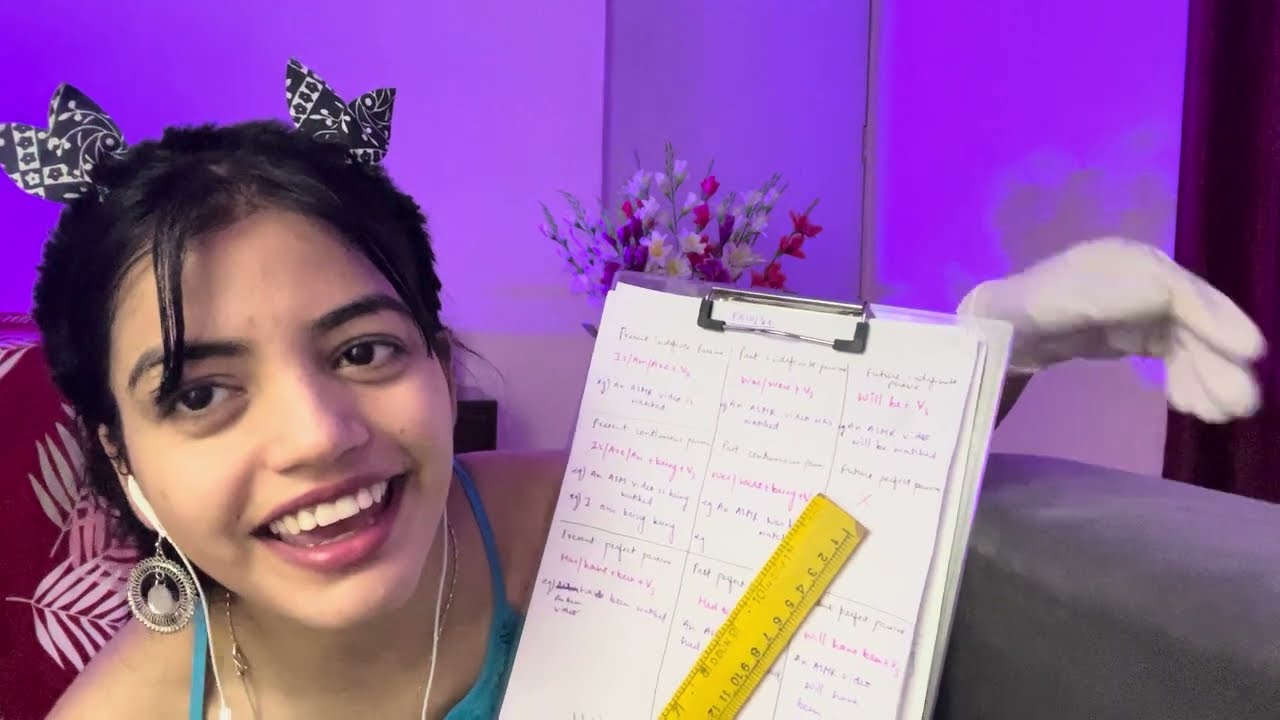 INDIAN ASMR- TEACHING you PASSIVE UNTIL FALL ASLEEP 💤