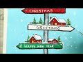 Christmas and New year Wishes Acrylic Painting Tutorial / Daily Art Challenge #271
