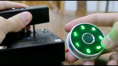 Jal S80E45 Programming video - Change the master password and user password